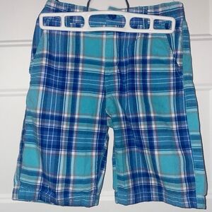 Children’s Place Boy’s blue plaid Shorts US 8y